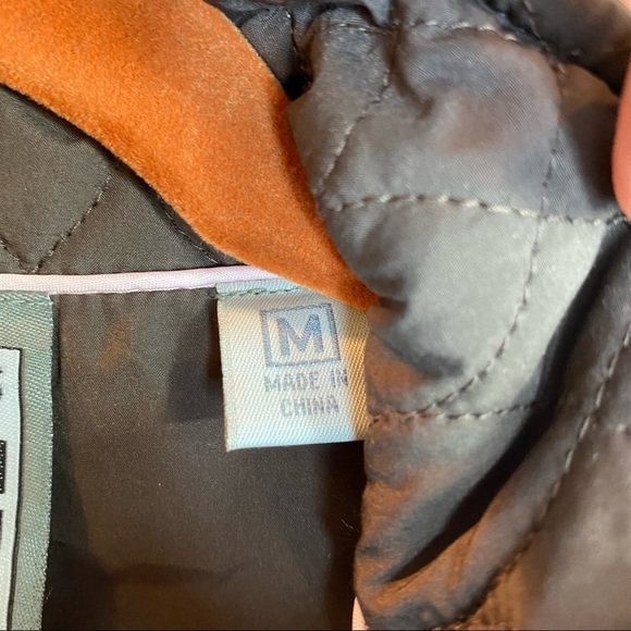 Destinations American Identity Women’s Fluor Full Zip Jacket Brown Sz Medium - Picture 12 of 13